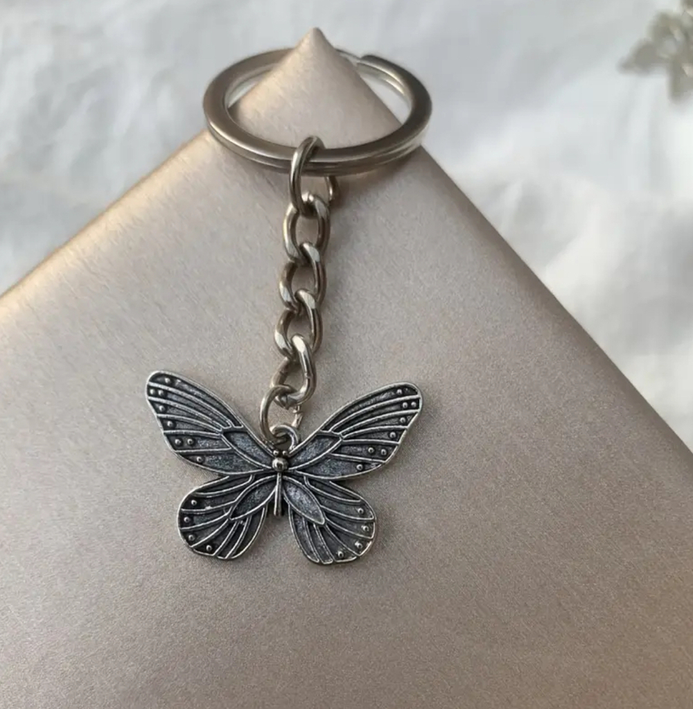 3/$25 Butterfly Keychain NEW